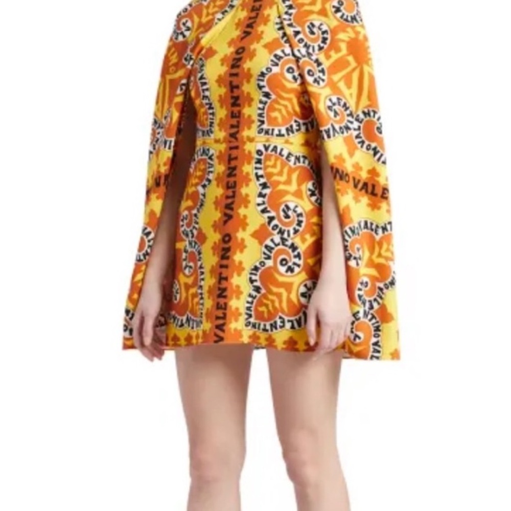 Valentino Printed silk crêpe de chine minidress - Picture 3 of 7